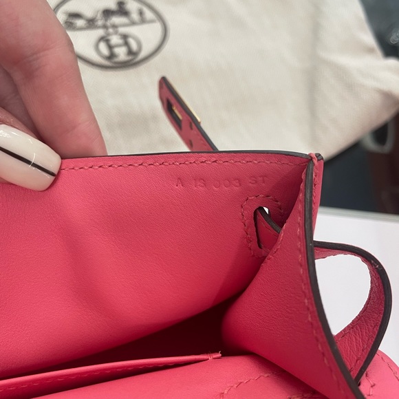 Hermes Kelly pochette rose - Picture 6 of 6